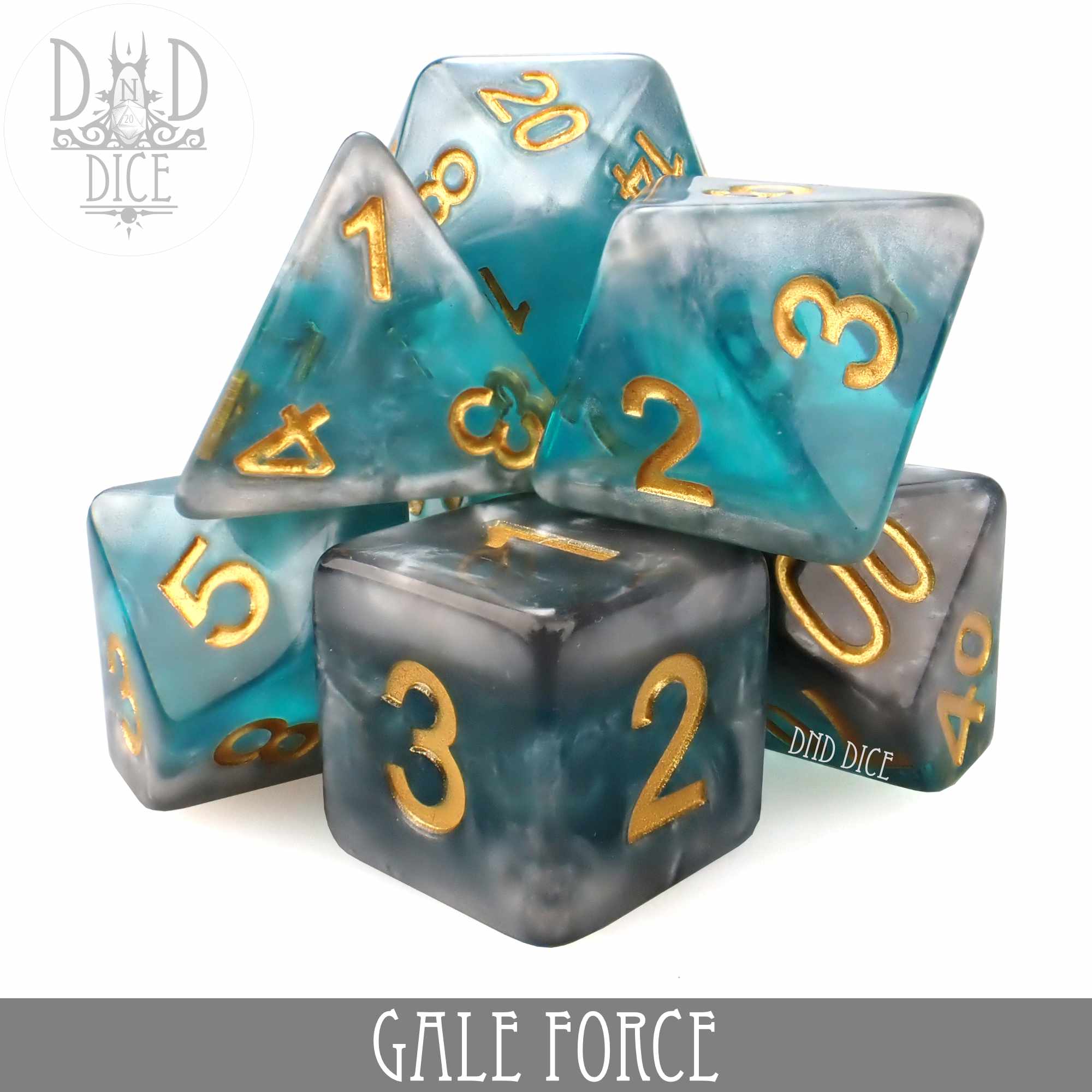 Gale Force Dice Set - Bards & Cards