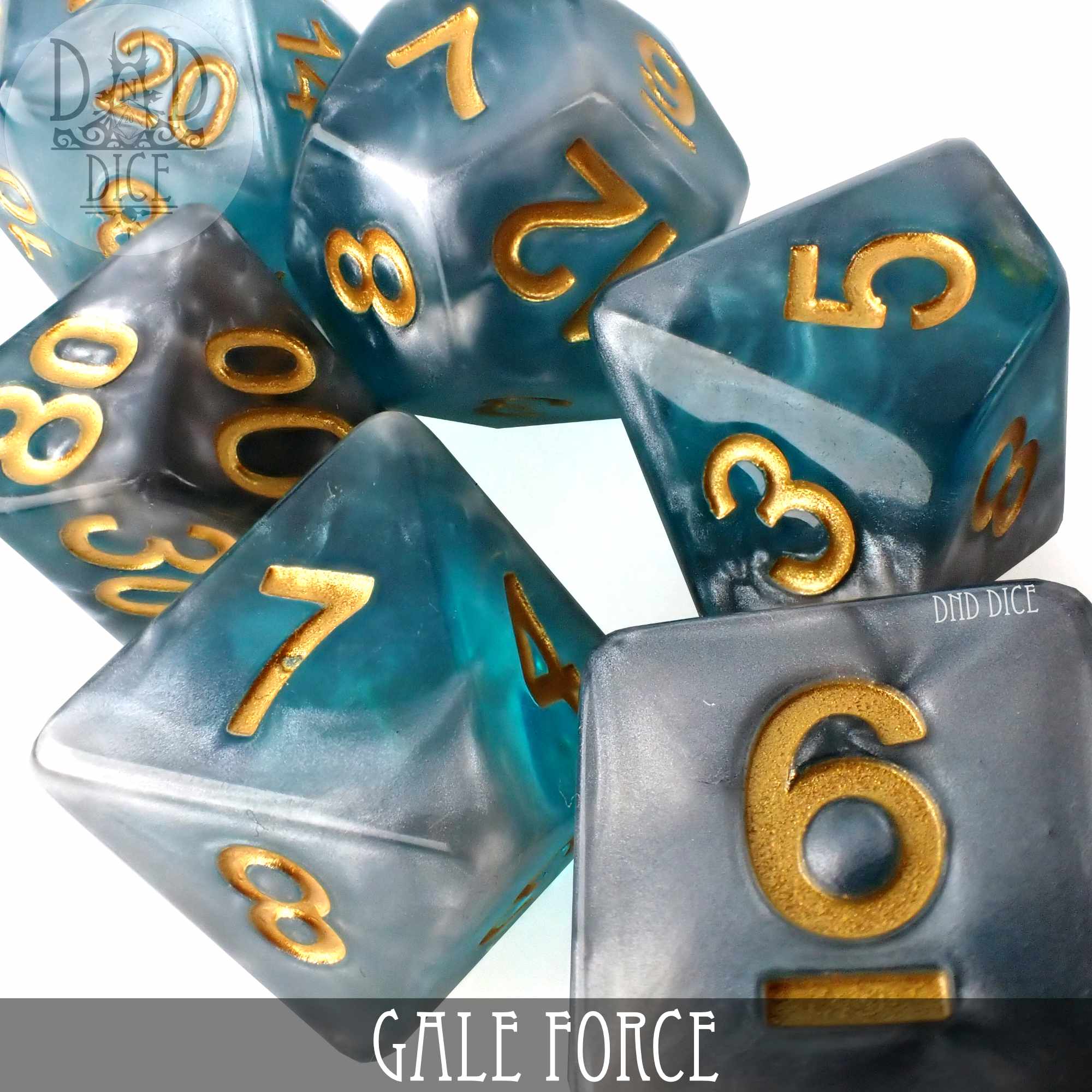 Gale Force Dice Set - Bards & Cards