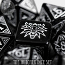 The Witcher Dice Set and Coin - Geralt - Bards & Cards