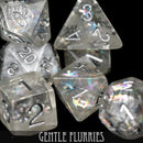 Gentle Flurries Dice Set - Bards & Cards
