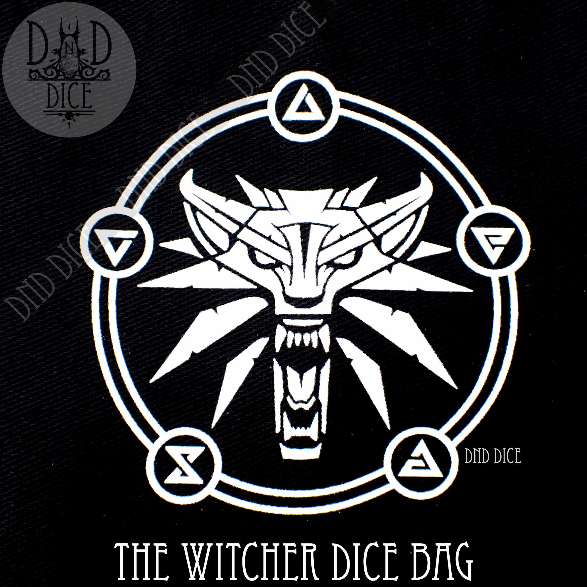 The Witcher - Dice Bags (3 Colors) - Bards & Cards