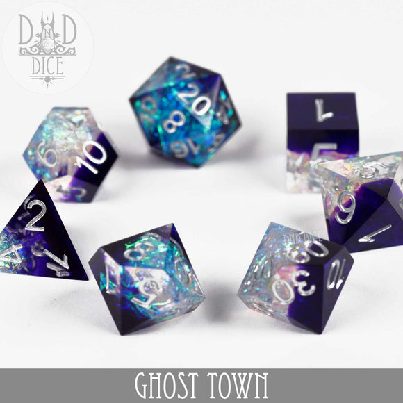Ghost Town Handmade Dice Set - Bards & Cards