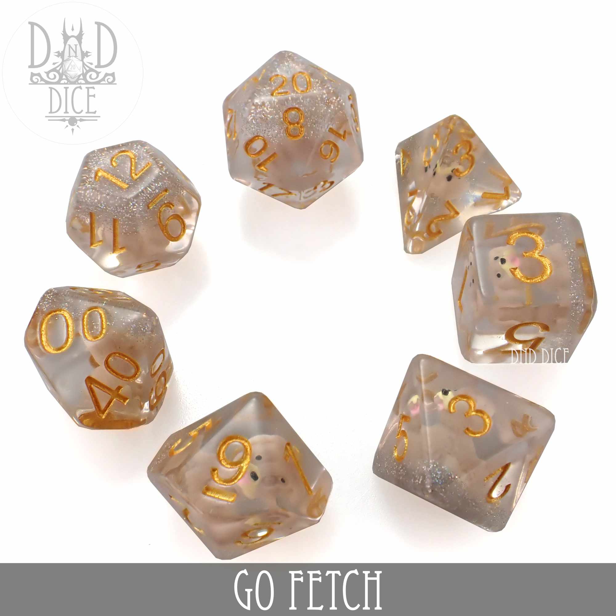 Go Fetch Dice Set - Bards & Cards