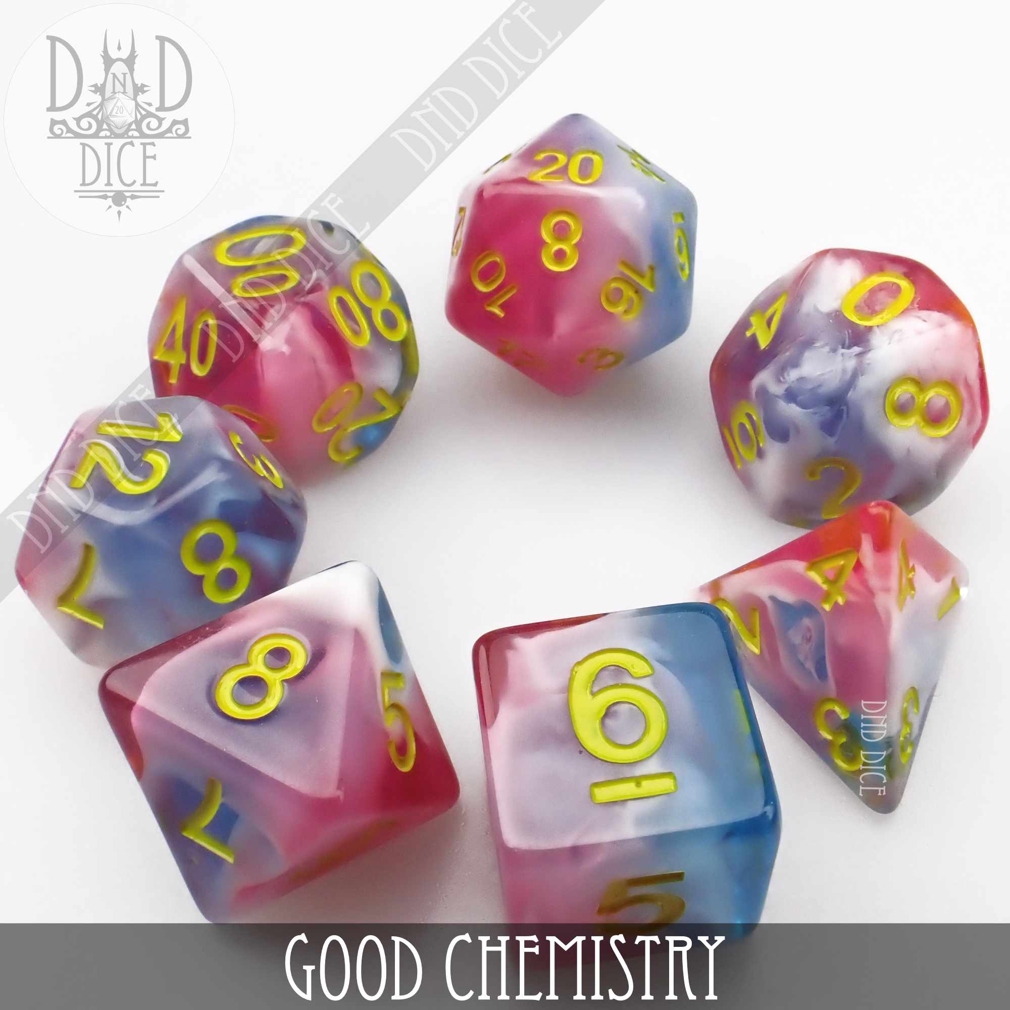 Good Chemistry Dice Set - Bards & Cards