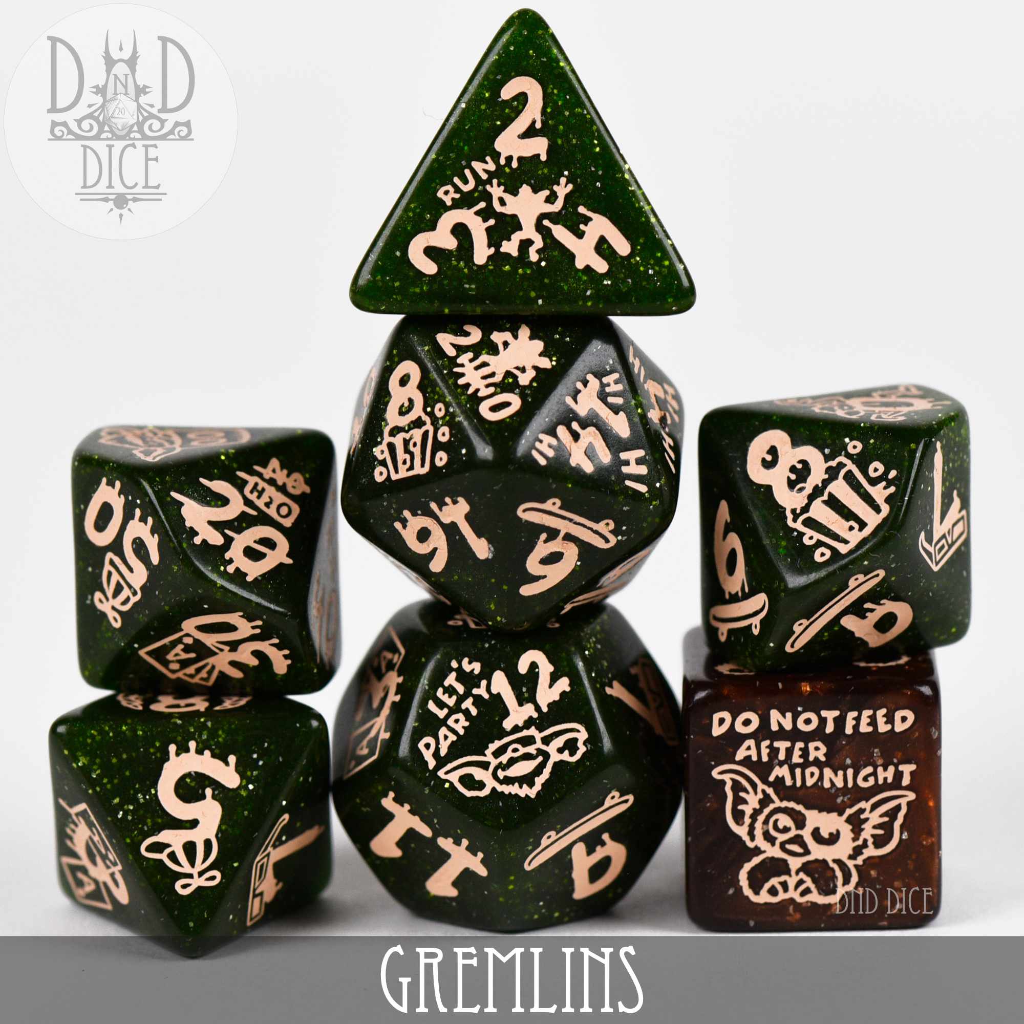 Gremlins Dice Set - Bards & Cards