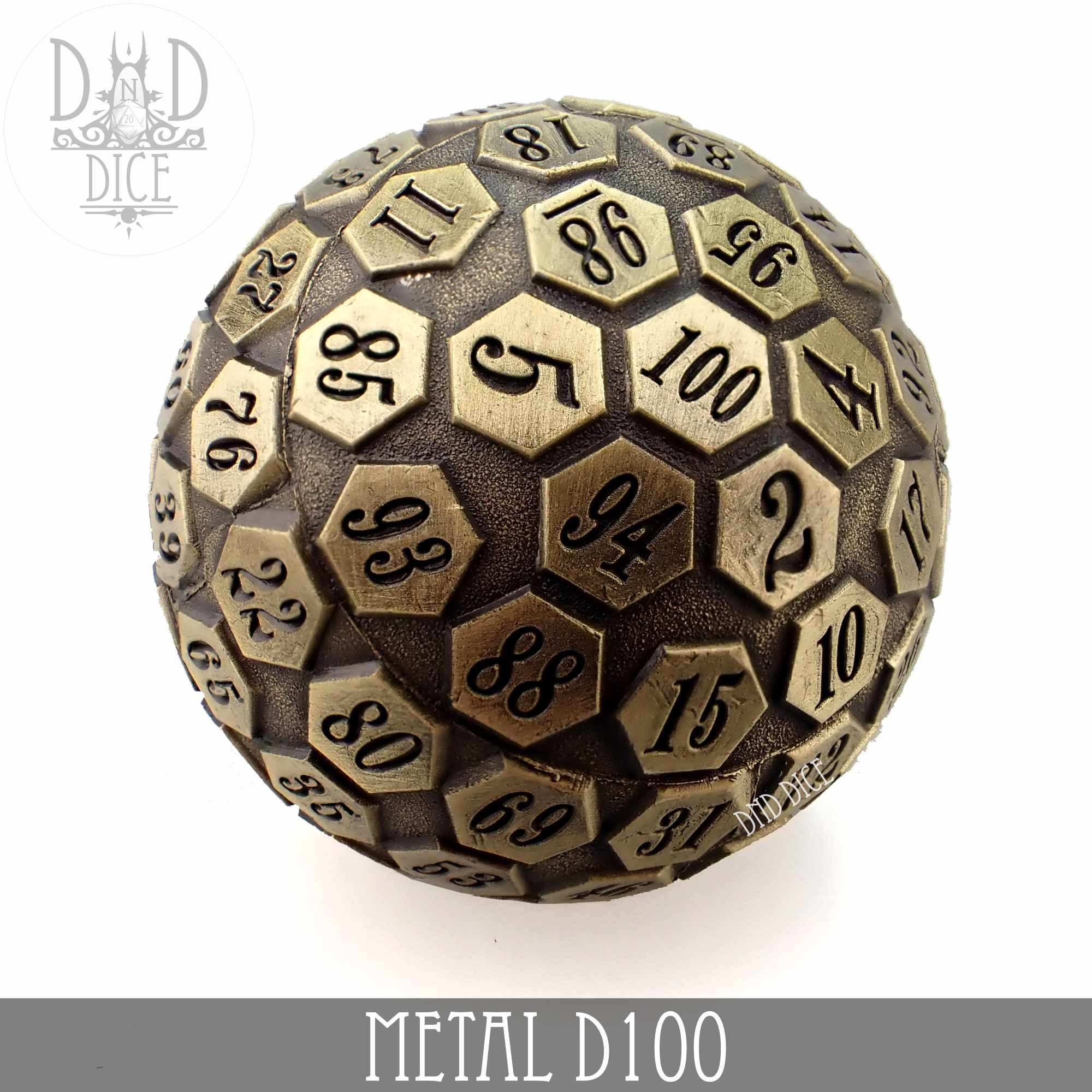 Metal D100 (4 Colors) - Bards & Cards