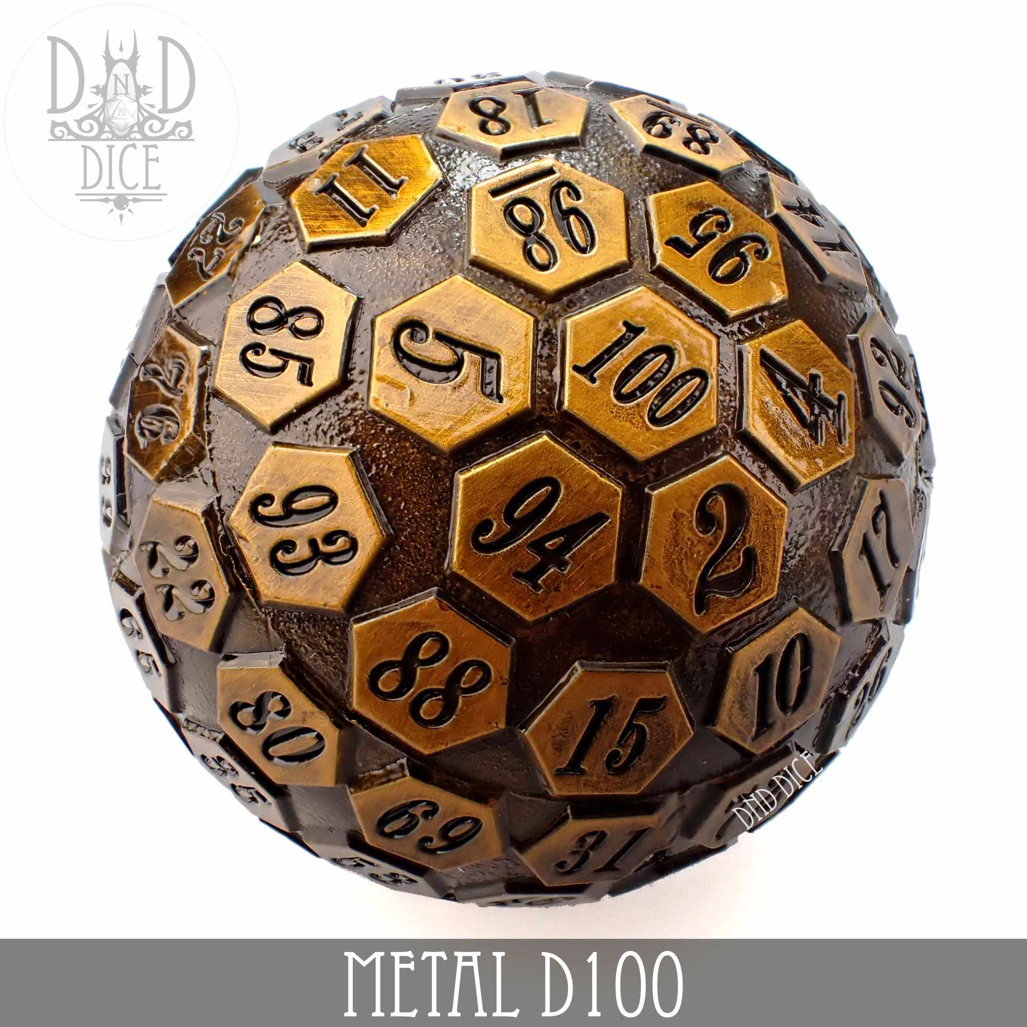 Metal D100 (4 Colors) - Bards & Cards