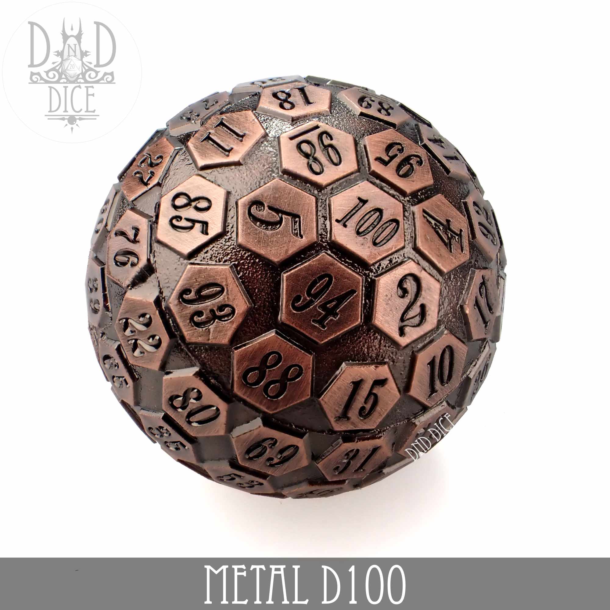 Metal D100 (4 Colors) - Bards & Cards