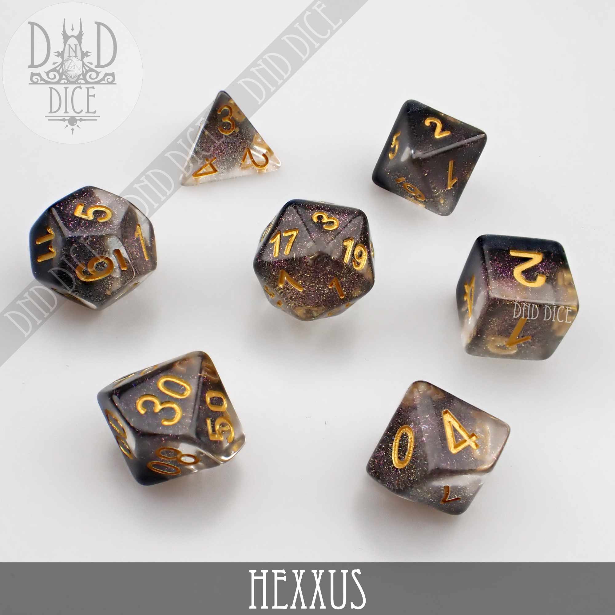 Hexxus Dice Set - Bards & Cards