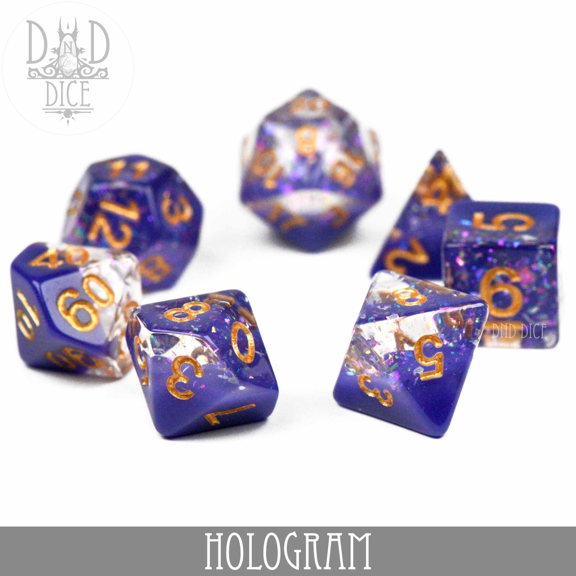 Hologram Dice Set - Bards & Cards