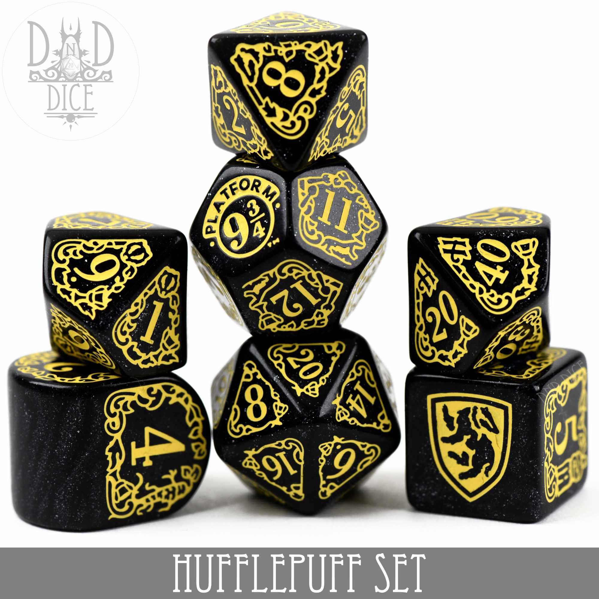 Harry Potter - Hufflepuff Dice Set - Bards & Cards