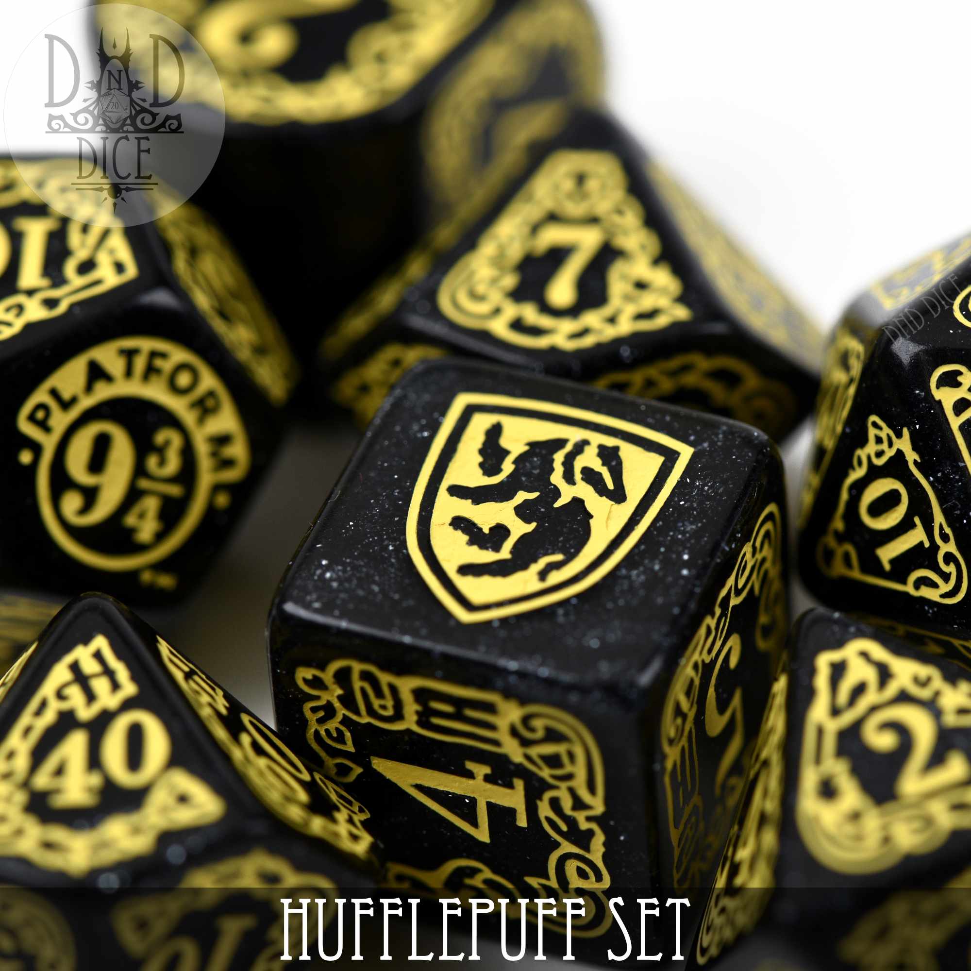 Harry Potter - Hufflepuff Dice Set - Bards & Cards