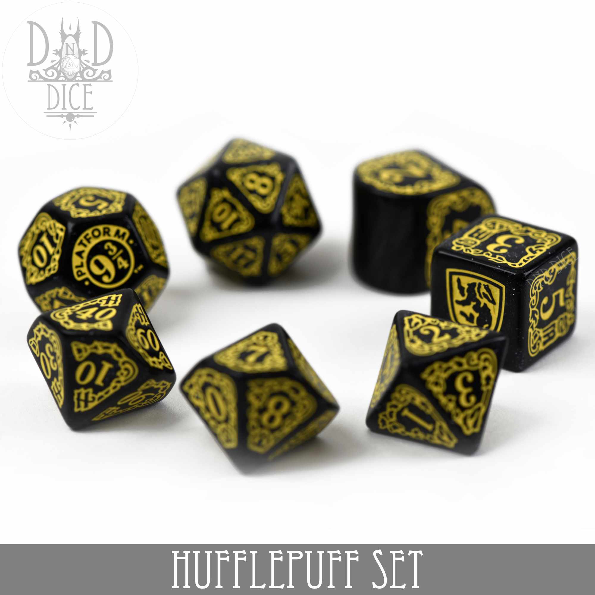 Harry Potter - Hufflepuff Dice Set - Bards & Cards