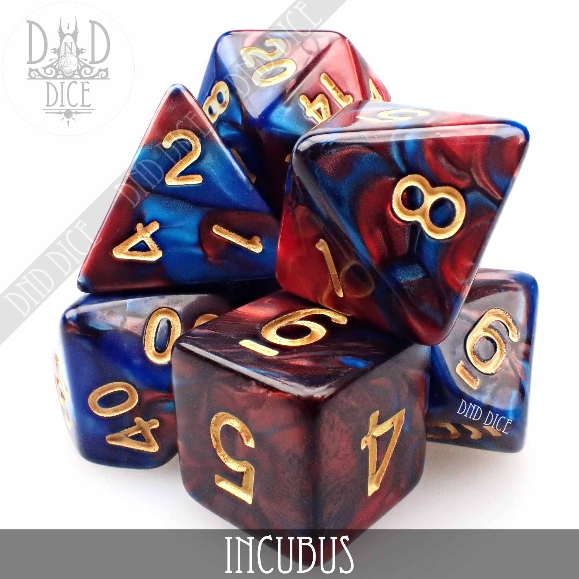 Incubus Dice Set - Bards & Cards