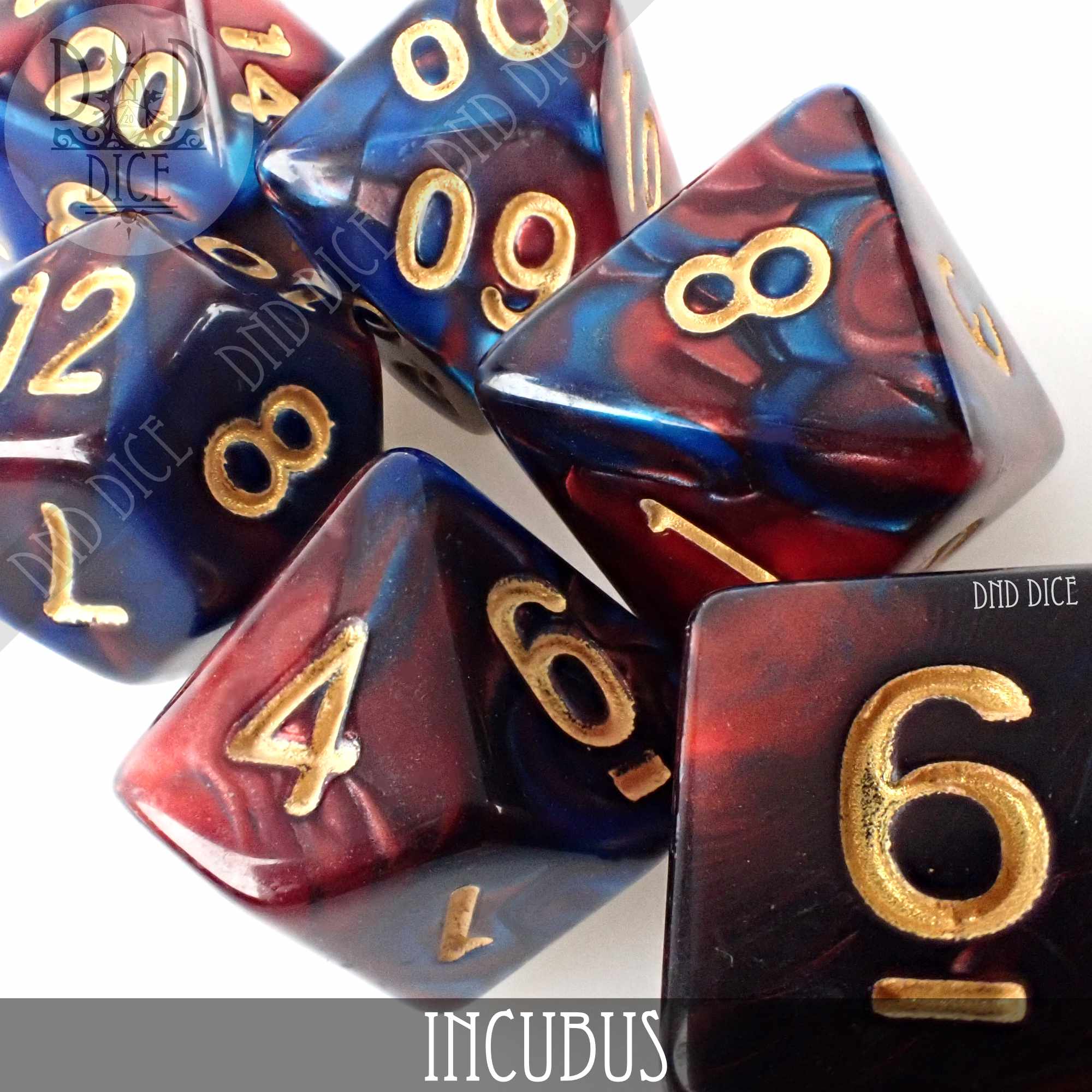 Incubus Dice Set - Bards & Cards