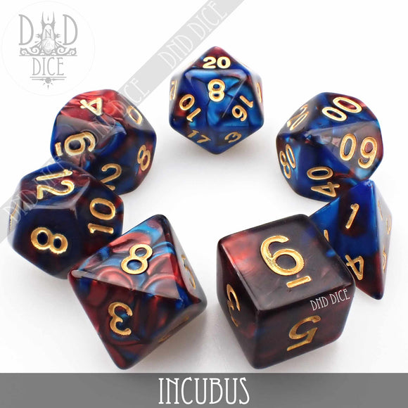 Incubus Dice Set - Bards & Cards