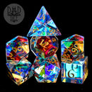 Infinity Prism Glass Dice Set (Gift Box) - Bards & Cards