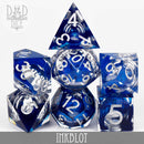Inkblot Liquid Core Dice Set - Bards & Cards