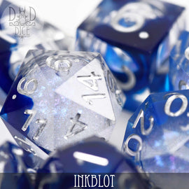 Inkblot Liquid Core Dice Set - Bards & Cards
