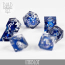 Inkblot Liquid Core Dice Set - Bards & Cards