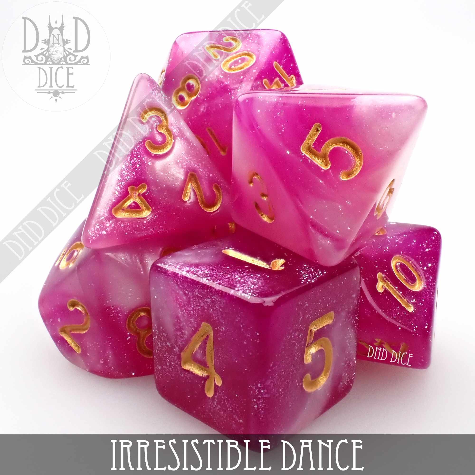 Irresistible Dance Dice Set - Bards & Cards