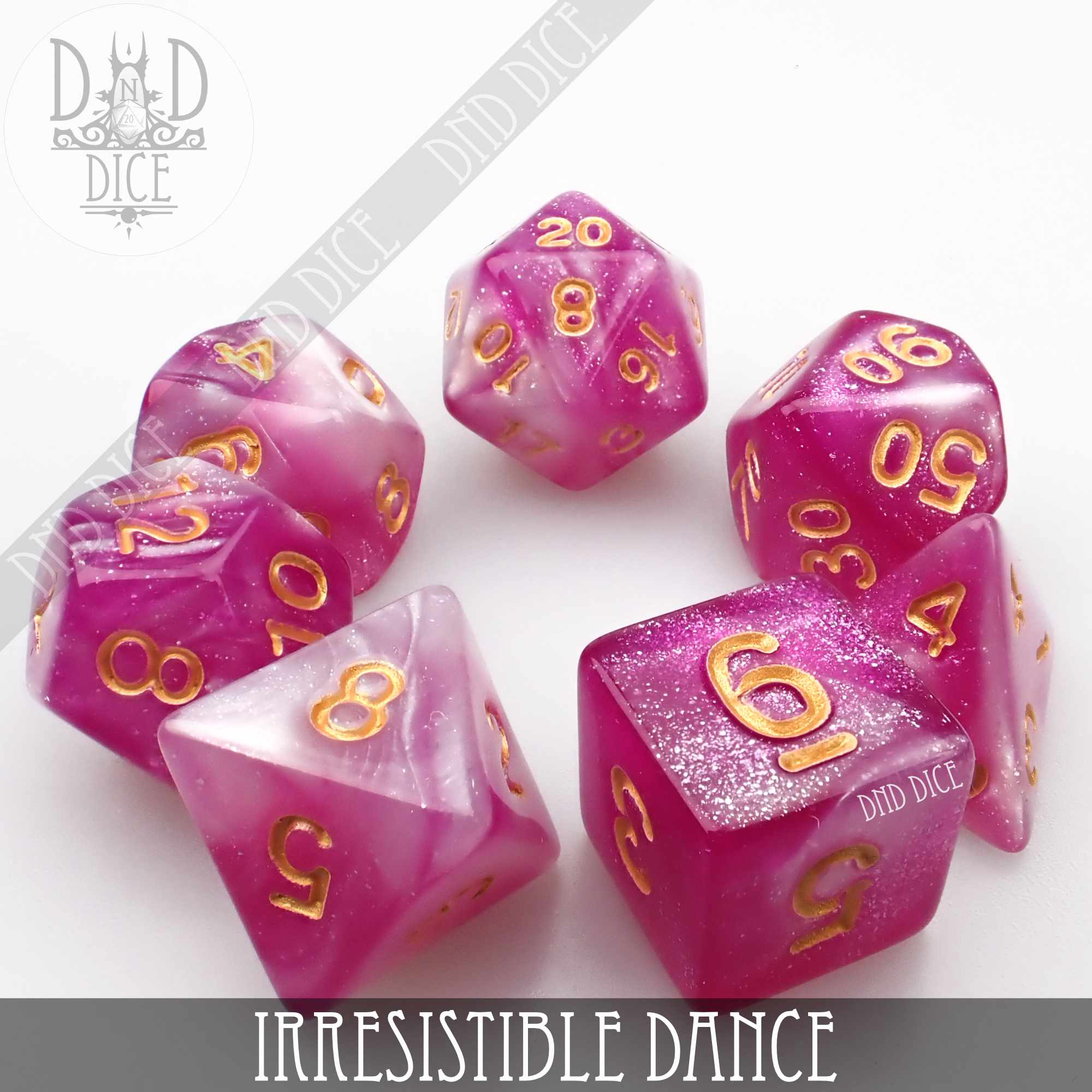 Irresistible Dance Dice Set - Bards & Cards