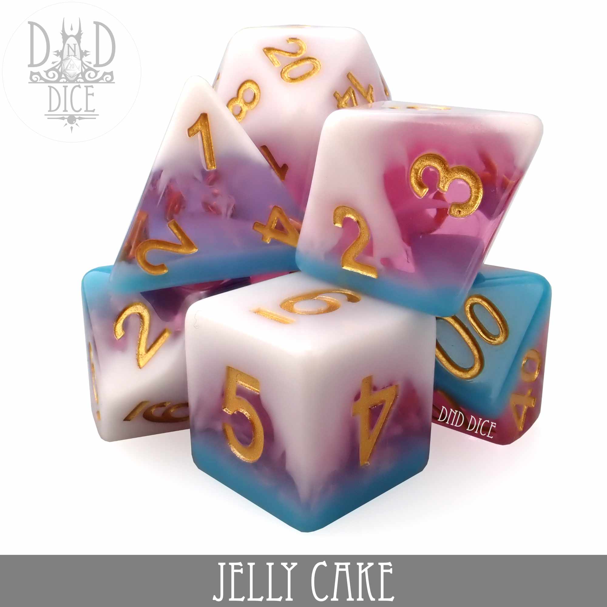 Jelly Cake Dice Set - Bards & Cards