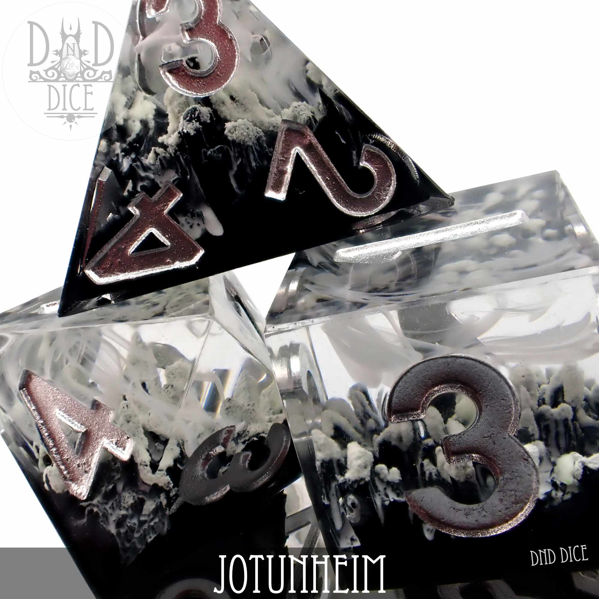 Jotunheim Handmade Dice Set - Bards & Cards