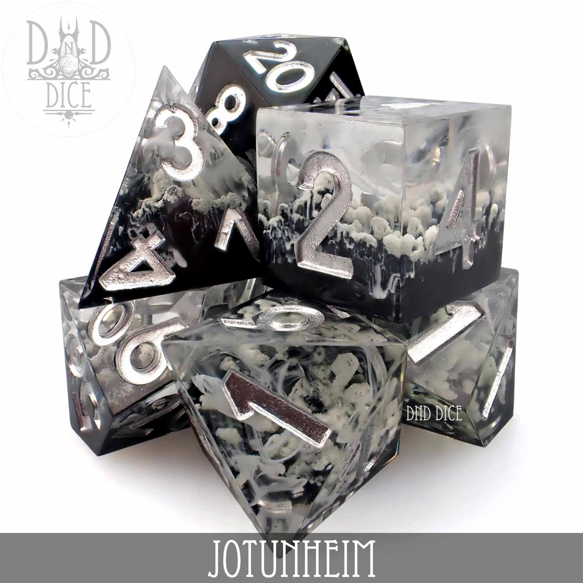 Jotunheim Handmade Dice Set - Bards & Cards