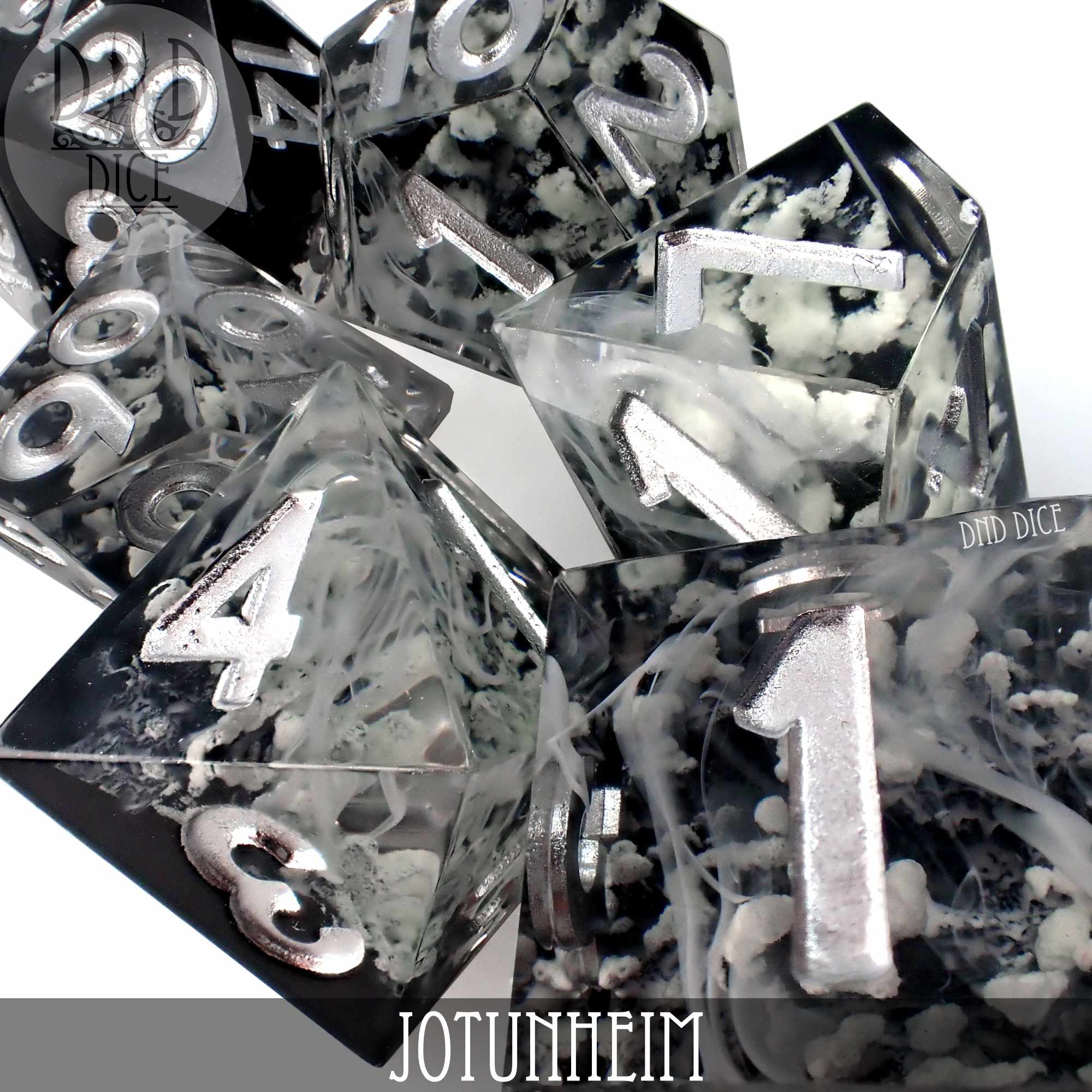 Jotunheim Handmade Dice Set - Bards & Cards