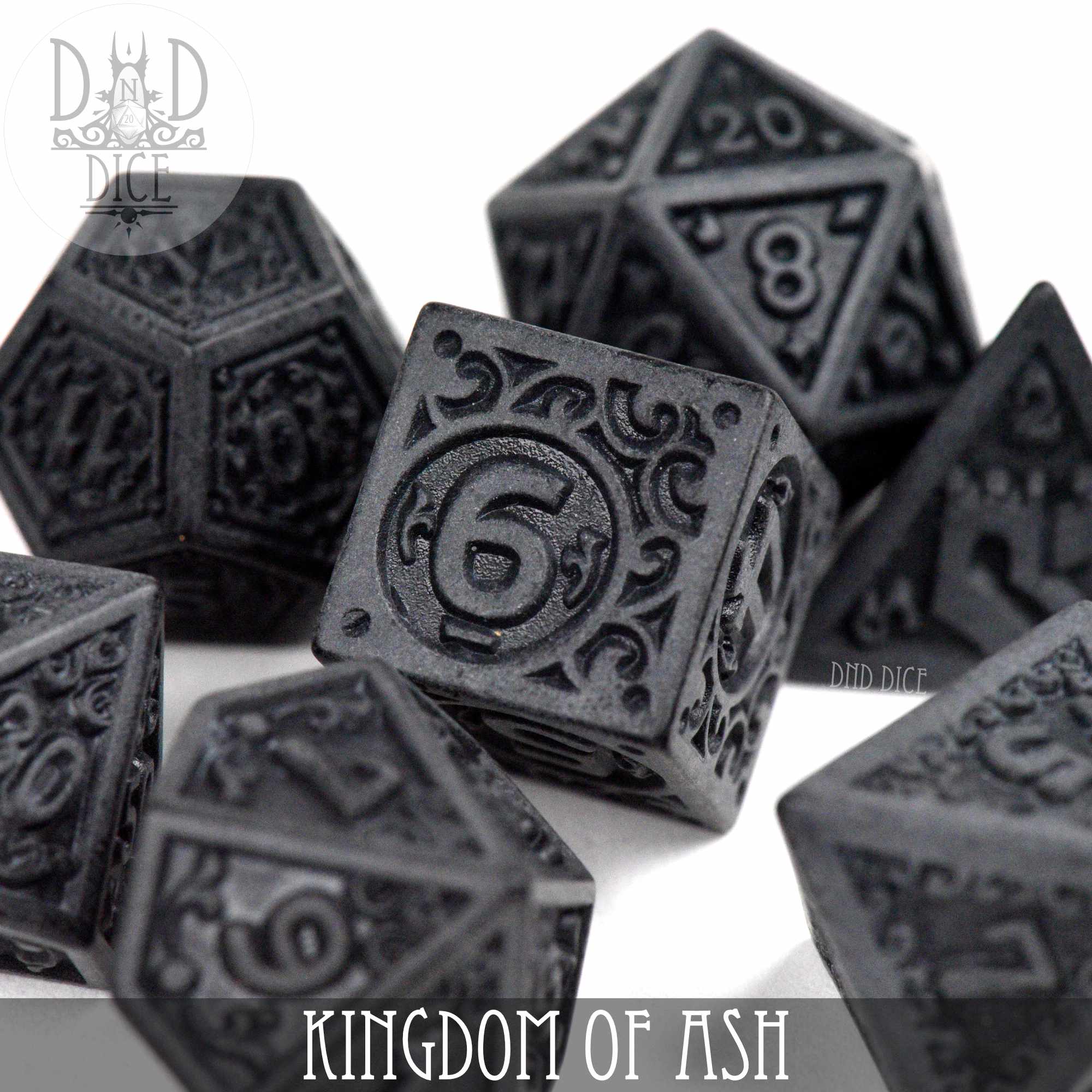 Kingdom of Ash Dice Set - Bards & Cards