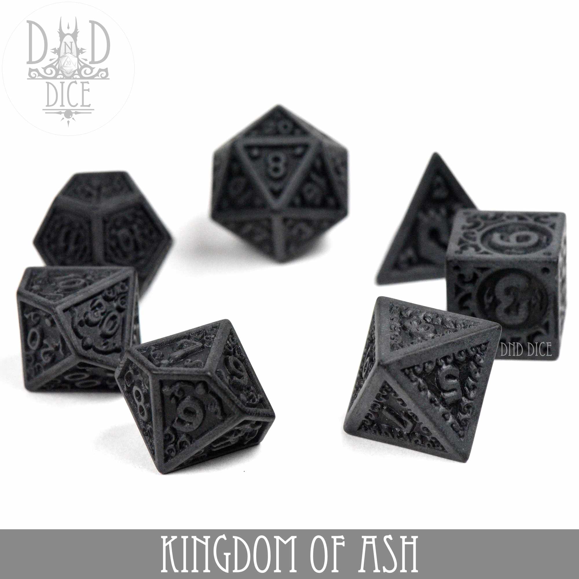 Kingdom of Ash Dice Set - Bards & Cards