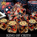 King of Crits 11 Dice Set - Bards & Cards