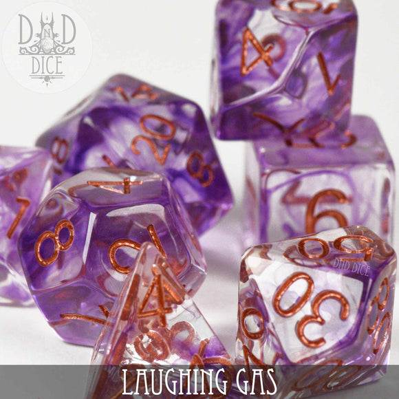 Laughing Gas Dice Set - Bards & Cards