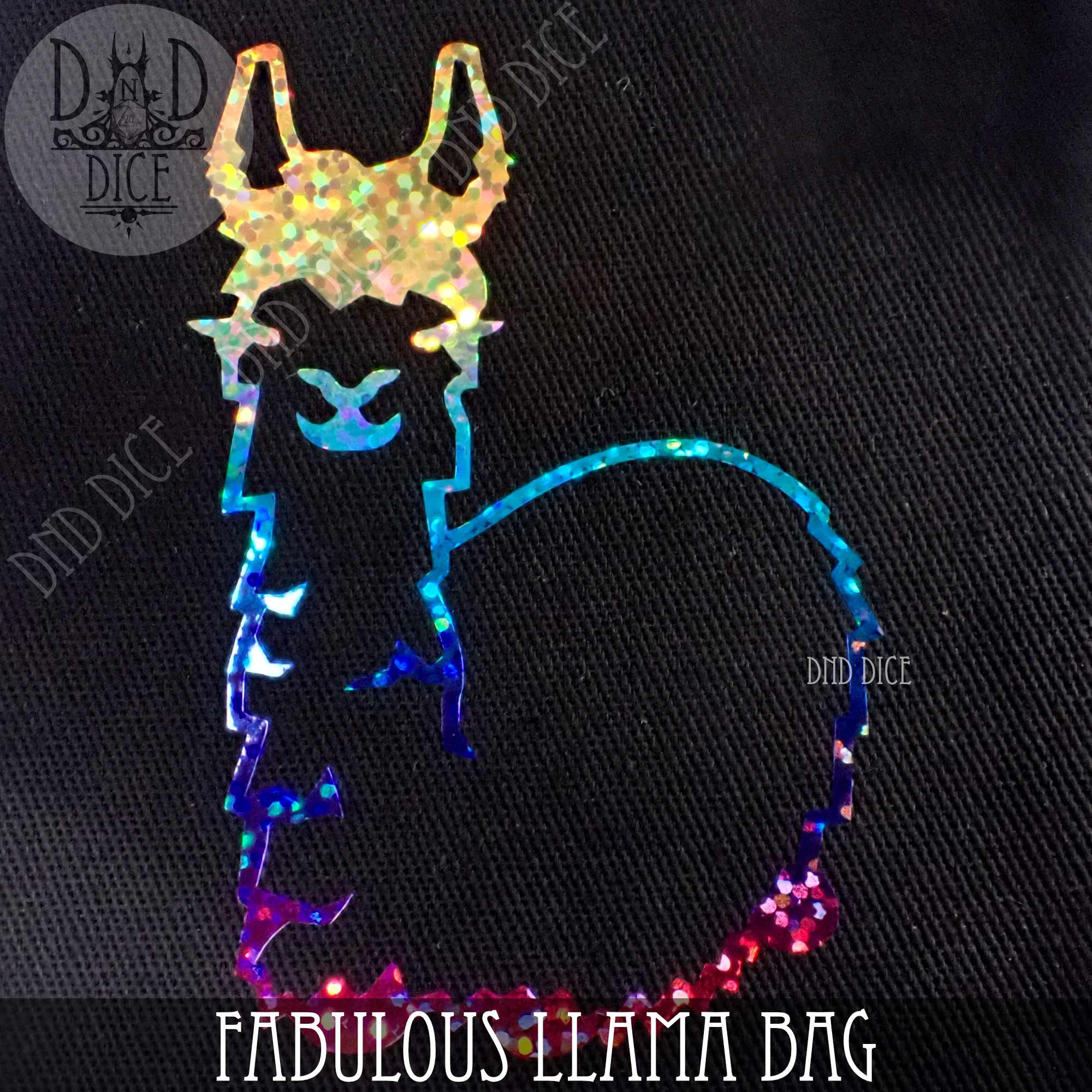 Fabulous Llama Dice Bag - Bards & Cards