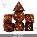 Lost Cabin Wood Dice Set (Gift Box) - Bards & Cards