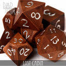 Lost Cabin Wood Dice Set (Gift Box) - Bards & Cards