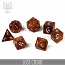 Lost Cabin Wood Dice Set (Gift Box) - Bards & Cards