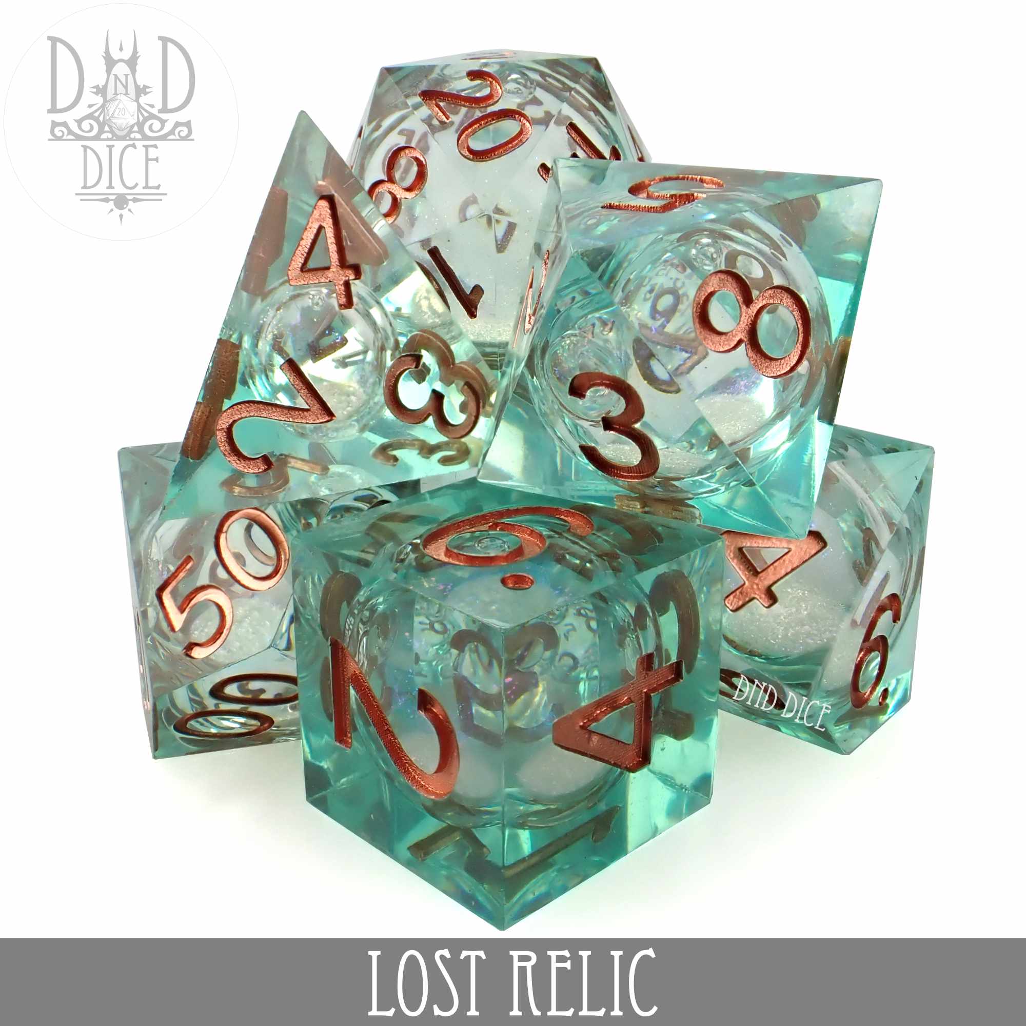 Lost Relic Liquid Core Dice Set - Bards & Cards