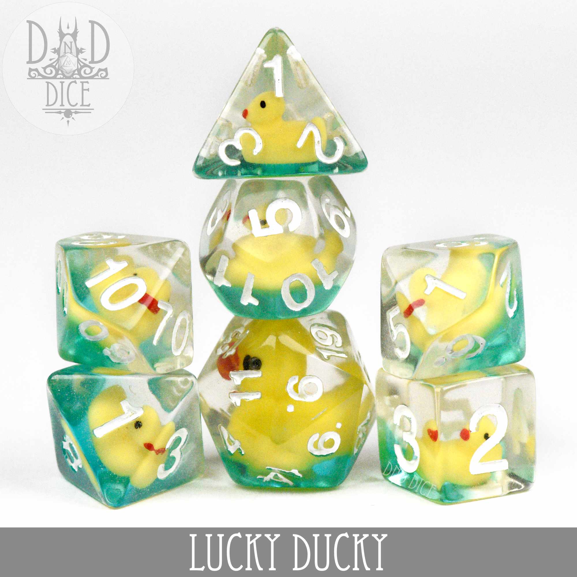 Lucky Ducky Dice Set - Bards & Cards