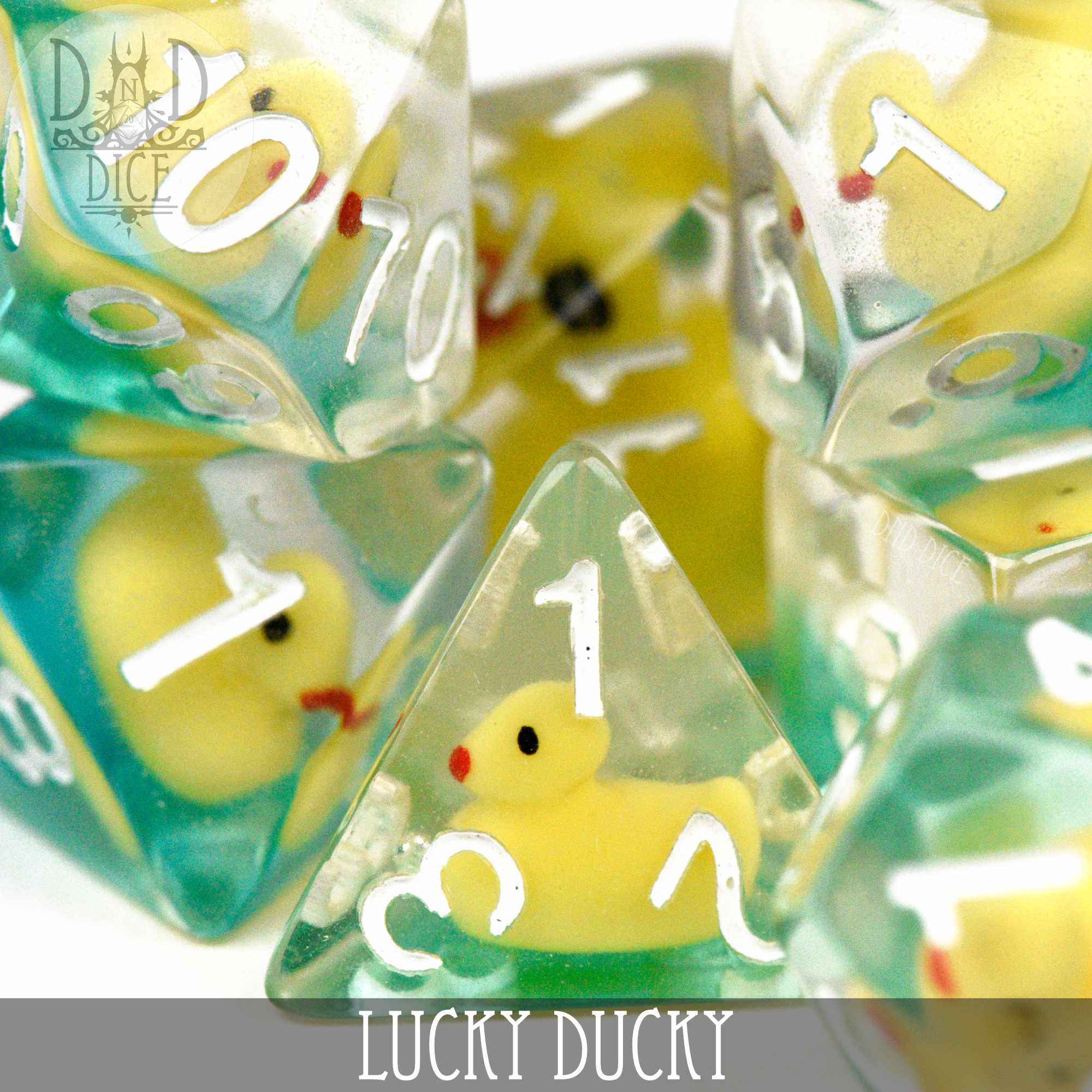 Lucky Ducky Dice Set - Bards & Cards