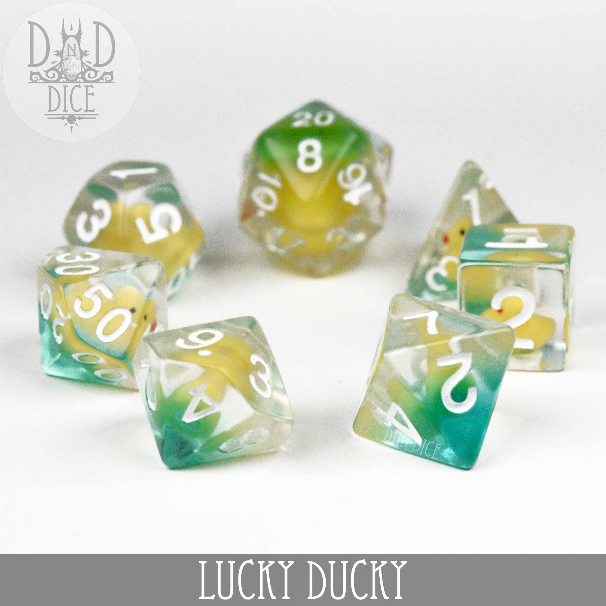 Lucky Ducky Dice Set - Bards & Cards