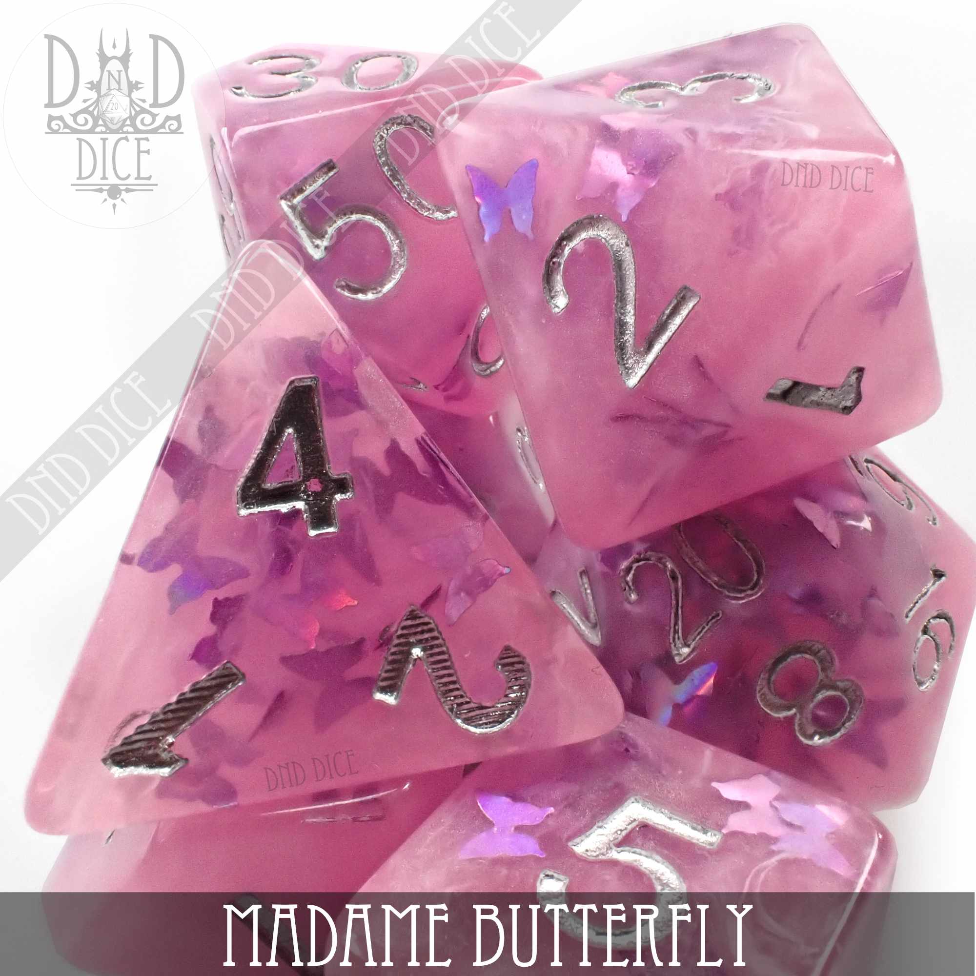 Madame Butterfly Dice Set - Bards & Cards