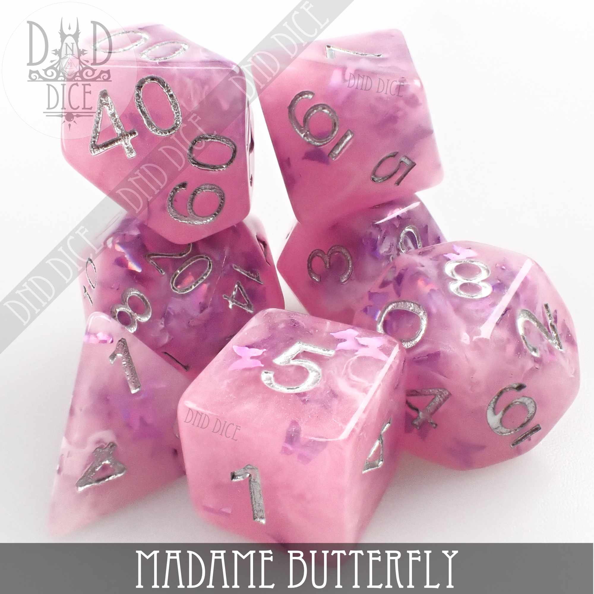 Madame Butterfly Dice Set - Bards & Cards