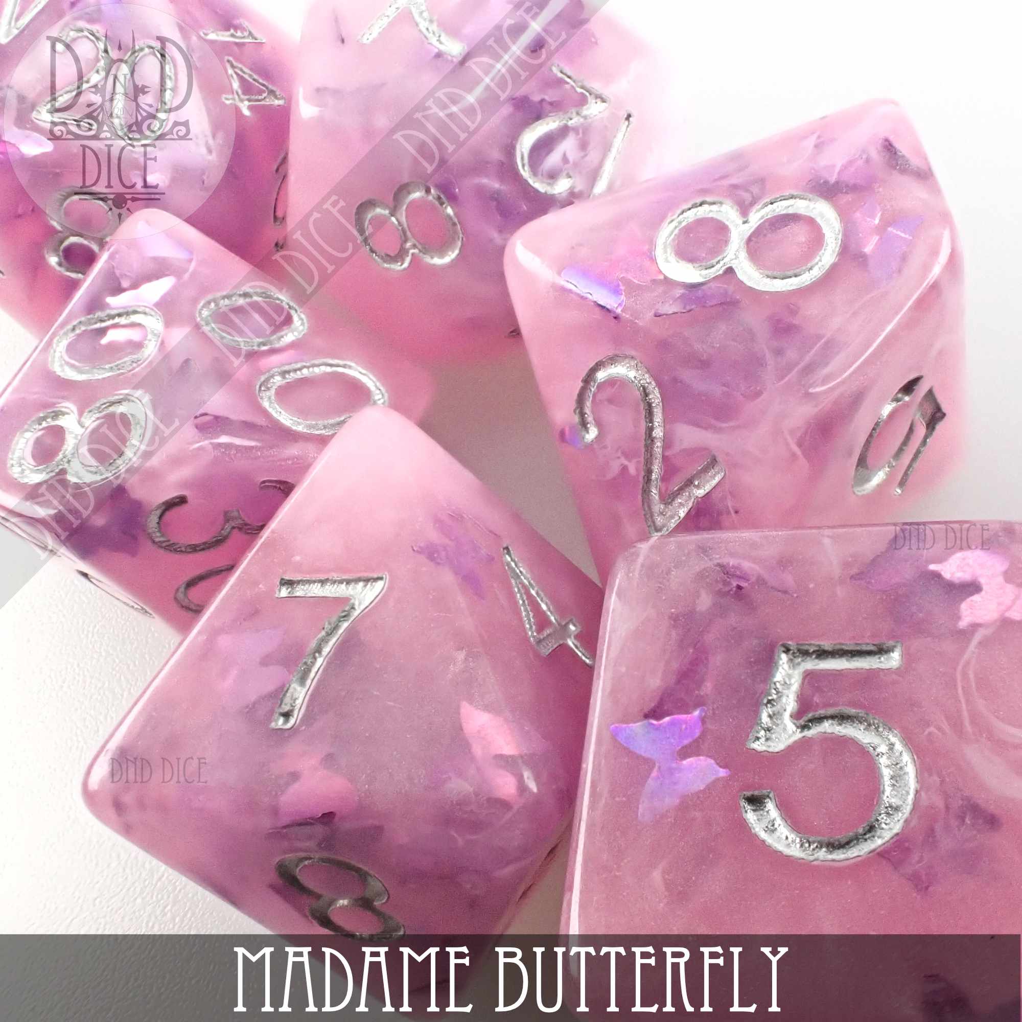 Madame Butterfly Dice Set - Bards & Cards