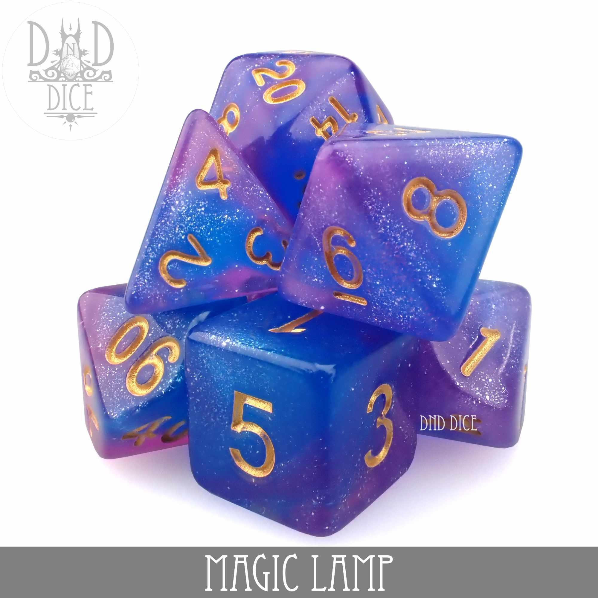 Magic Lamp Dice Set - Bards & Cards