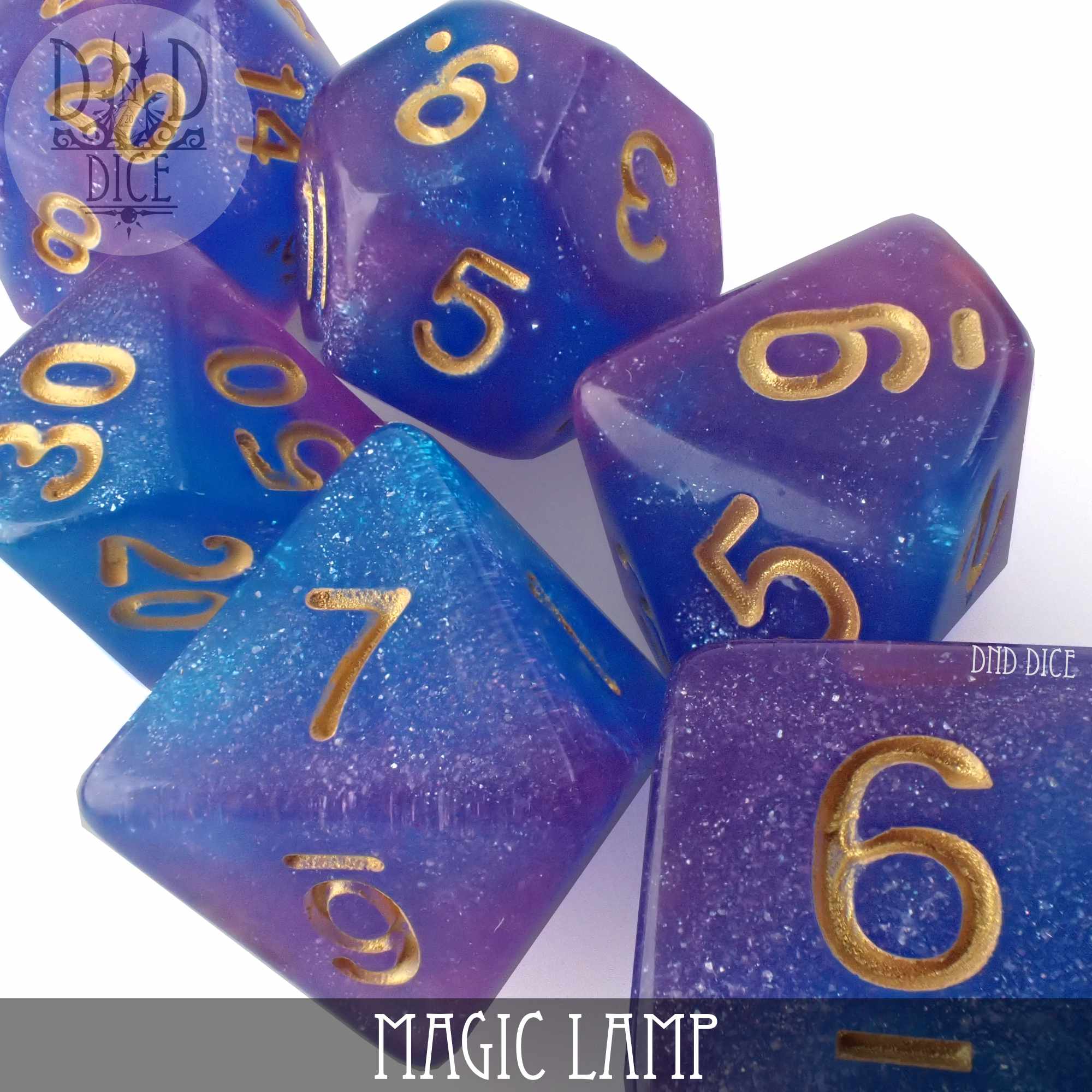 Magic Lamp Dice Set - Bards & Cards