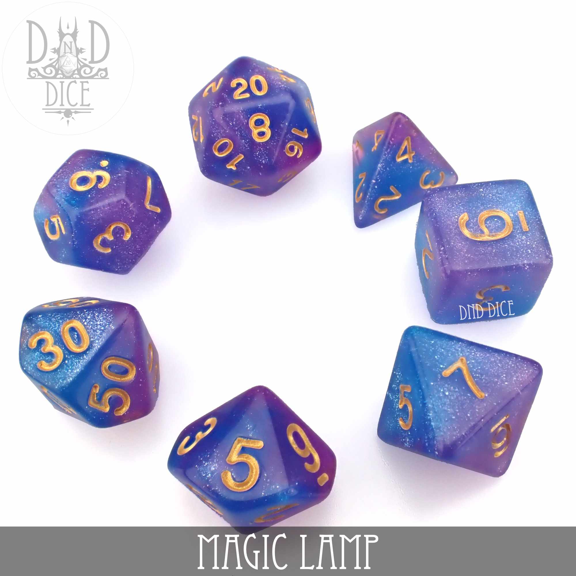 Magic Lamp Dice Set - Bards & Cards