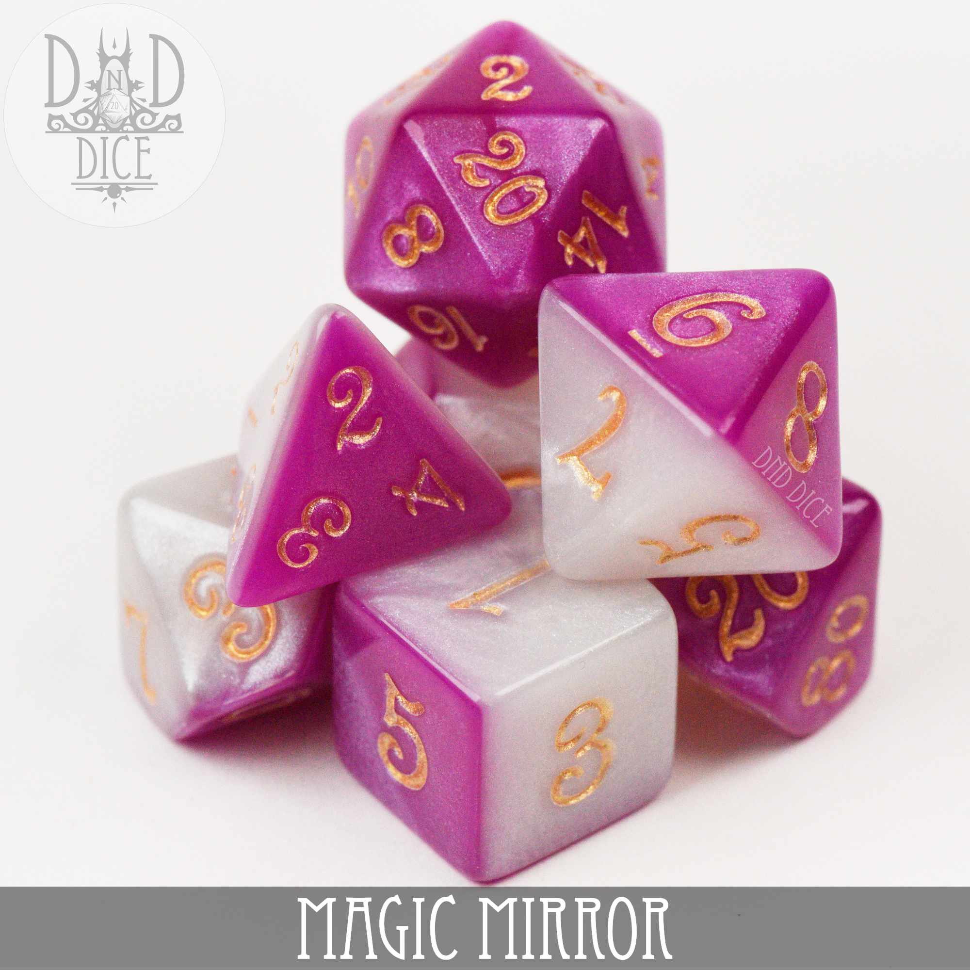 Magic Mirror Dice Set - Bards & Cards