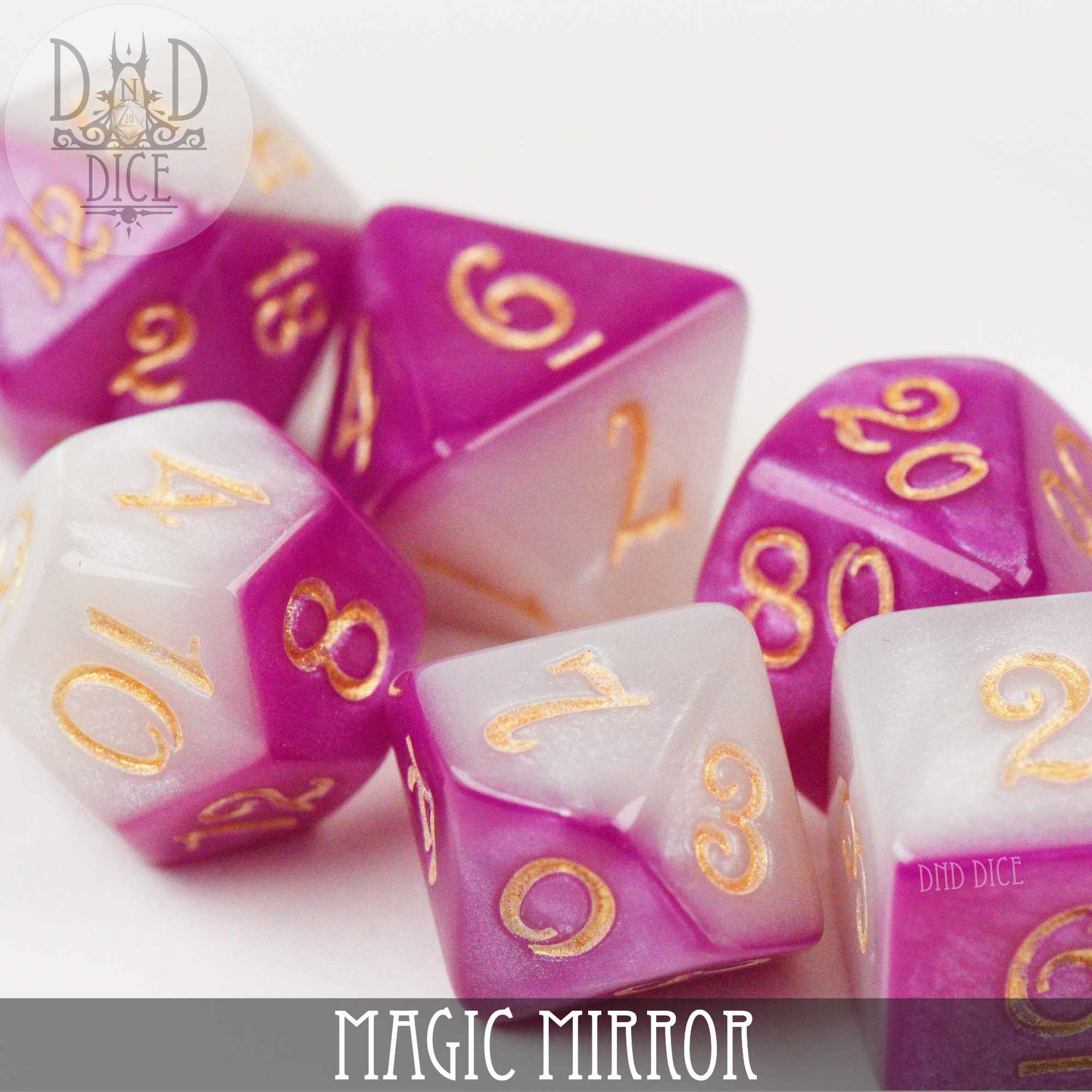 Magic Mirror Dice Set - Bards & Cards